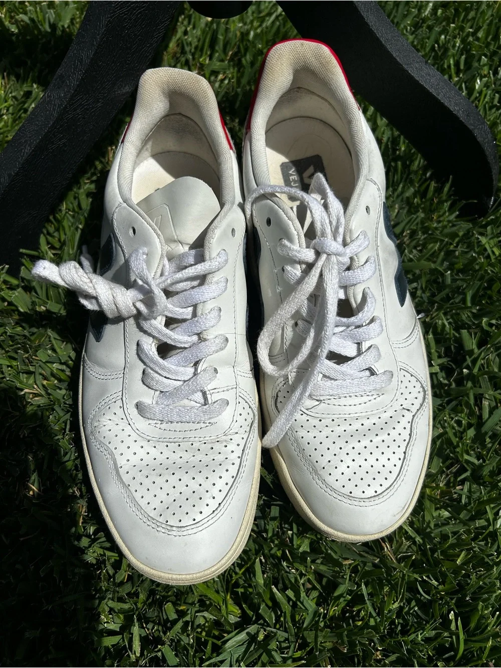 Veja‎ V-10 Low Top White Nautico Pekin Sneakers